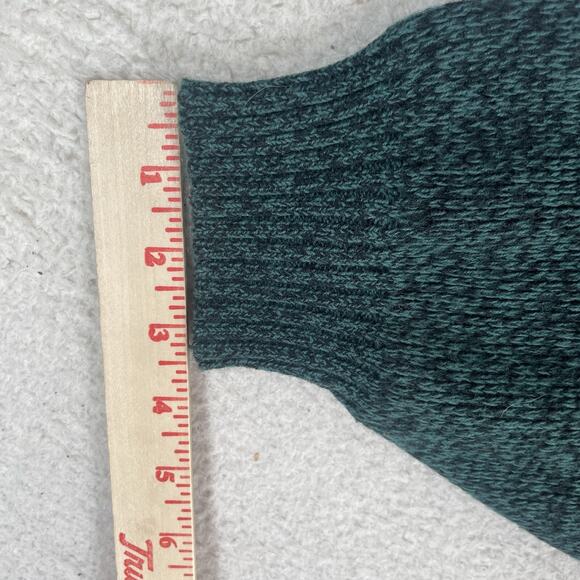 Vintage Michael Gerald Sweater Mens Large Green Crewneck Pullover Knit Geometric - Picture 5 of 16